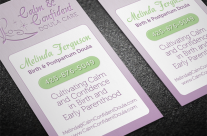 Calm Confident Doula Logo & Business Card